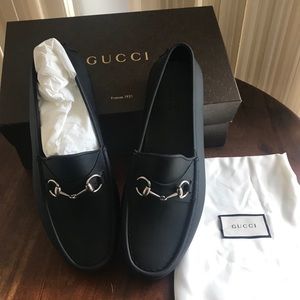 Gucci rubber horsebit drivers NEW